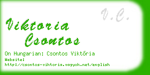 viktoria csontos business card